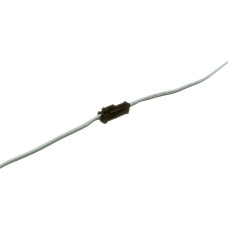 Led конектор 2pin сірий (20см провід) із затискачем (комплект тато + мама)