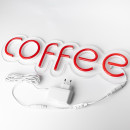 Неонова вивіска для кав'ярні "COFFEE" RED (з контролером), 1021206