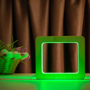 Світильник нічник ArtEco Light з дерева LED "Квадрат" з пультом та регулюванням кольору, RGB, 1021448