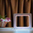 Світильник нічник ArtEco Light з дерева LED "Квадрат" з пультом та регулюванням кольору, подвійний RGB, 1021449
