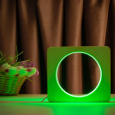 Світильник нічник ArtEco Light з дерева LED "Коло" з пультом та регулюванням кольору, RGB, 1021451
