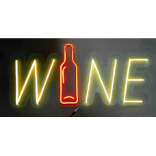 Неонова вивіска винного магазину WINE (1000х440)