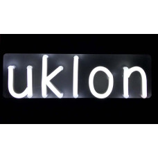 Неонова вивіска на замовлення "Uklon" (200х60)