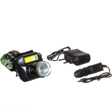 Ліхтарик налобний на акумуляторі з USB BL-6919A, micro USB