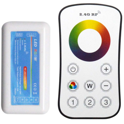 RGBW Контролер RF 18A 2.4G DC12-24V Радіо - Сенсорний 6 кнопок, 1022748