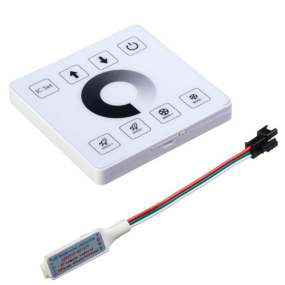 Настінна сенсорна панель із RF контролером для стрічки Running effect 12-24V, 1022777