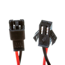 Комплект конекторів для світлодіодної стрічки тато+мама 12V 2pin чорний із затискачем