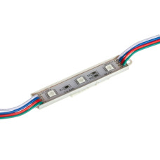 Світлодіодний модуль 12 V RGB smd5050 3led 0.72W IP65