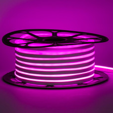 Неонова стрічка світлодіодна рожева 12V 6х12 AVT-smd2835 120LED/м 11 Вт/м IP65