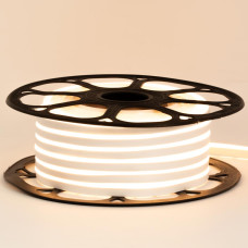 Неонова стрічка світлодіодна біла тепла 12V 8х16 пвх smd2835 120LED/м 8Вт/м IP65