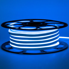 Неонова стрічка світлодіодна синя 12V 8х16 пвх smd2835 120LED/м 8Вт/м IP65