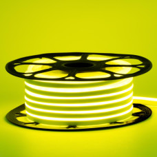 Неонова стрічка світлодіодна лимонна 12V 8х16 пвх smd2835 120LED/м 8Вт/м IP65
