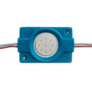 Світлодіодний модуль 12 V синій COB круглий 1led 2,4W IP65, 1018222