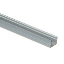 LED профиль врезной глубокий анодированный ЛПВ-12 (16х12мм) 2м с рассеивателем в комплекте, 1016258