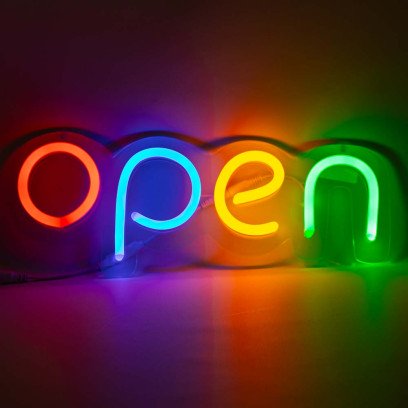 Неонова вивіска "OPEN" (без контролера), 1019382