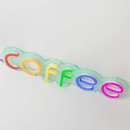 Неоновая вывеска "COFFEE" MONO (с контроллером) (480х145), 1021205