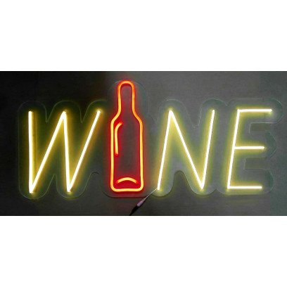 Неонова вивіска винного магазину WINE (1000х440), 1021892