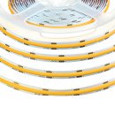 Світлодіодна стрічка COB 12В тепла біла 320LED/м IP20, 1022425