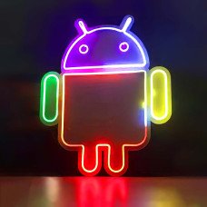 Неонова вивіска Android для магазину електротехніки (811х1000)