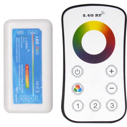 RGB Контролер RF 18A 2.4G DC12-24V Радіо - Сенсорний 6 кнопок, 1022747