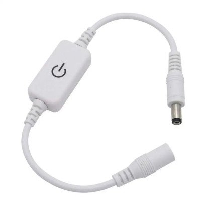 LED диммер mini одноканальний білий 6A DC12-24V - Ручне регулювання, 1022756