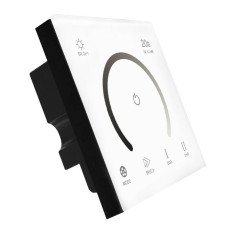 LED димер із клемами білий 12A DC12-24V- Сенсорна панель 6 кнопок