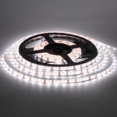 Світлодіодна стрічка 12В нейтральна біла MTK smd3528 120LED/м герметична, 1022437