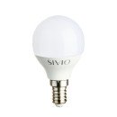 LED лампа Е14 G45 6W біла нейтральна 4100К SIVIO, 1012798