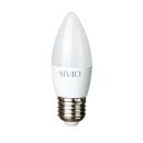 LED лампа Е27 С37 10W біла нейтральна 4100К SIVIO, 1012804