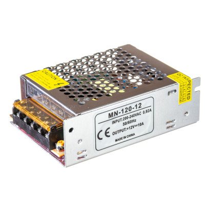 Led блок живлення 12V 10A 120Вт IP20 MN, 1013366