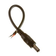 Конектор для світлодіодної стрічки з проводом 12V mini jack 5,5mm "тато"
