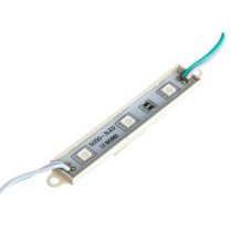 Світлодіодний модуль 12 V зелений smd5050 3led 0.72W IP65