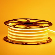 LED неон герметичний жовтий AVT-1 220V smd2835 120LED/м 7Вт/м IP65