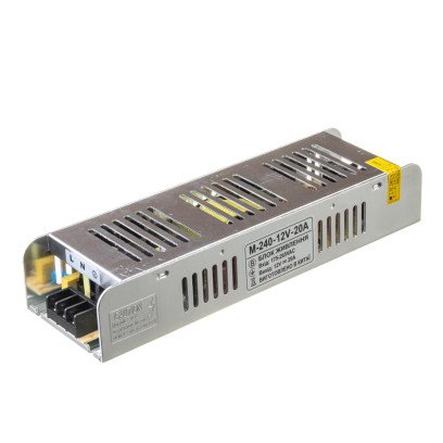 Led блок живлення 12V 20A 240Вт IP20 М, 1018129