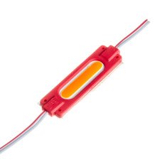 Світлодіодний модуль COB 12 V червоний 1led 2W овальний IP65