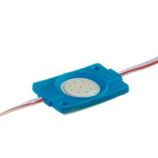 Світлодіодний модуль 12 V синій COB круглий 1led 2,4W IP65
