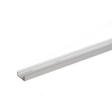 LED профіль накладний ЛП анодований (15х6мм) 2м із розсіювачем у комплекті