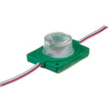 Світлодіодний інжекторний модуль 12 V зелений smd3030 1led 1.5W IP65