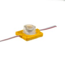 Світлодіодний інжекторний модуль 12 V жовтий smd3030 1led 1.5W IP65