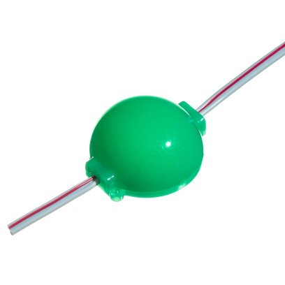 Світлодіодний модуль COB 12 V зелений 1led 2W IP65, 1019424