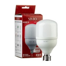 Світлодіодна лампа SIVIO Е27 Т100 30W 6000K