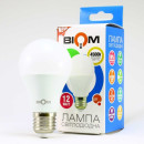 Светодиодная лампа Biom BT-512 A60 12W E27 4500К матовая, 00-00001432 Светодиодная лампа Biom BT-512 A60 12W E27 4500К матовая, 00-00001432