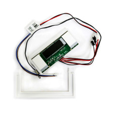 Сенсорний вимикач для дзеркал LB-086, LED-годинник, 2 клавіши, 65W, Defogger, dimmer, DC12-24V,реле 22