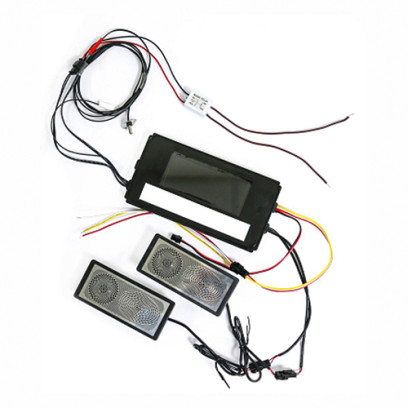 Сенсорний вимикач для дзеркал ZX-01, 6 кл., 1*65W,1*Defogger, dim,FM, BT, DC12-24V/РЕЛЕ 220V /2 дина, 00-00021301