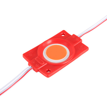 Світлодіодний модуль BRT COB 2.4W круглий RED, 12В, IP65 червоний, 00-00014566