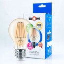 Світлодіодна лампа Biom FL-411 A60 8W E27 2350K Amber, 00-00012272 Світлодіодна лампа Biom FL-411 A60 8W E27 2350K Amber, 00-00012272