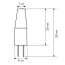 Свiтлодiодна лампа Biom G4 3.5W 1507 3000K AC220, 00-00001324 Свiтлодiодна лампа Biom G4 3.5W 1507 3000K AC220, 00-00001324