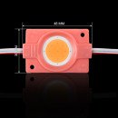 Світлодіодний модуль BRT COB 2.4W круглий PINK, 12В, IP65 рожевий, 00-00014569