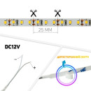 Светодиодная лента BIOM Professional BPS-G3-12-2835-120-WW-20 теплый белый, негерметичный, 1м, 00-00014501