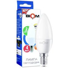  Светодиодная лампа Biom BT-550 C37 4W E14 4500К матовая